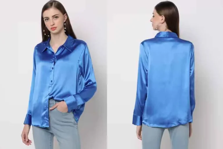 girls' blue shirt